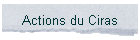 Actions du Ciras
